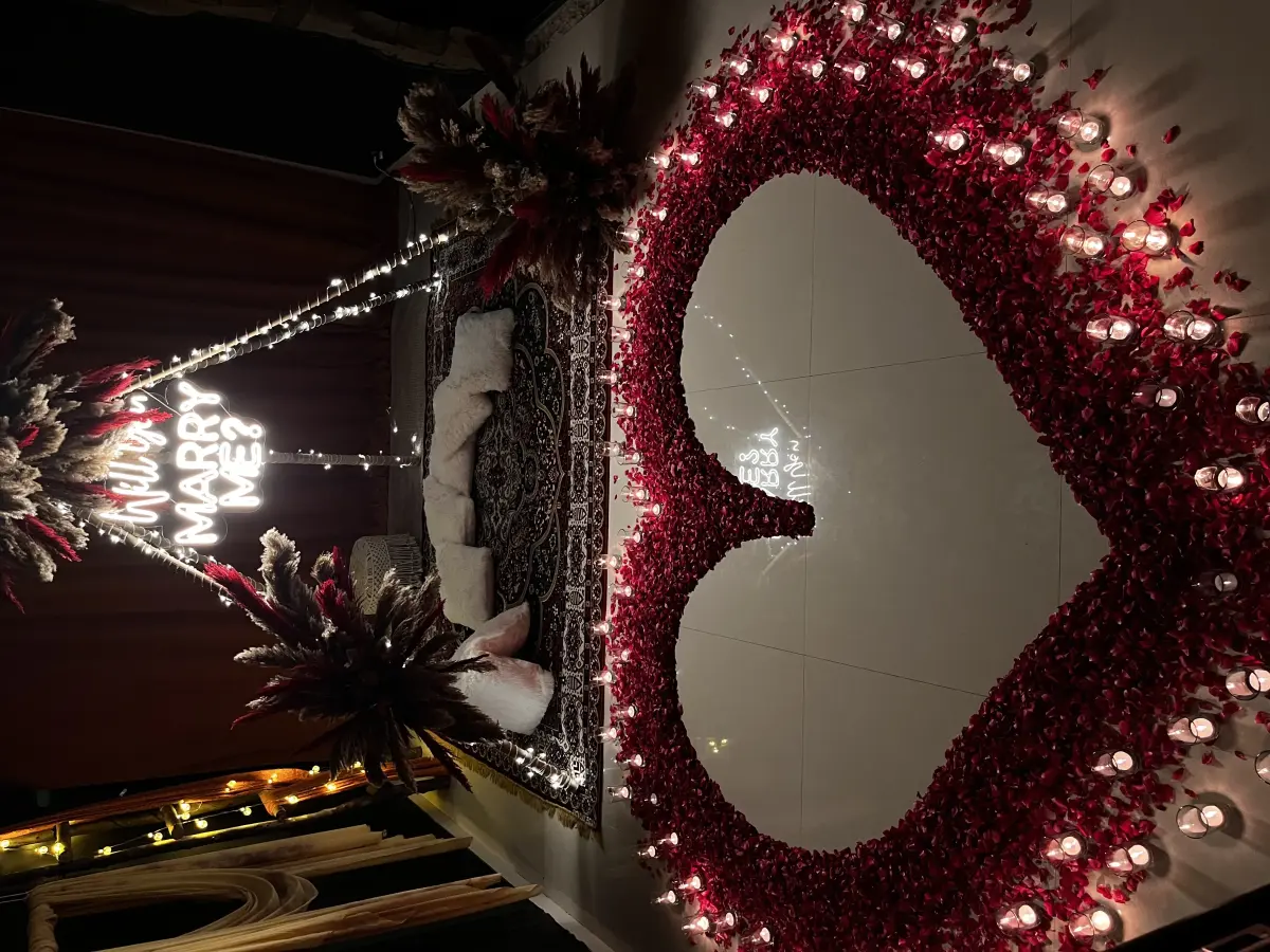 Fairy Tale Proposals setup photo